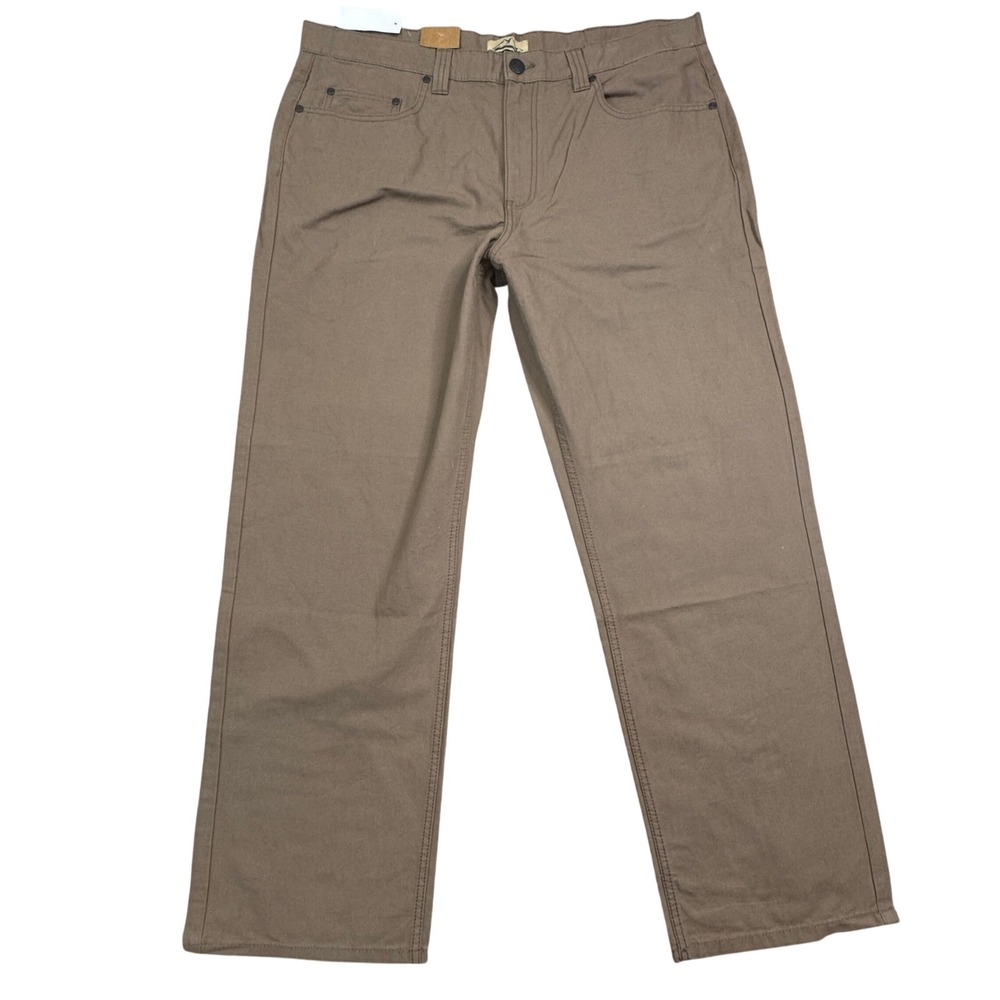 NWT Blue Mountain‎ Pants Men's Tag Size 42x34 Light Brown